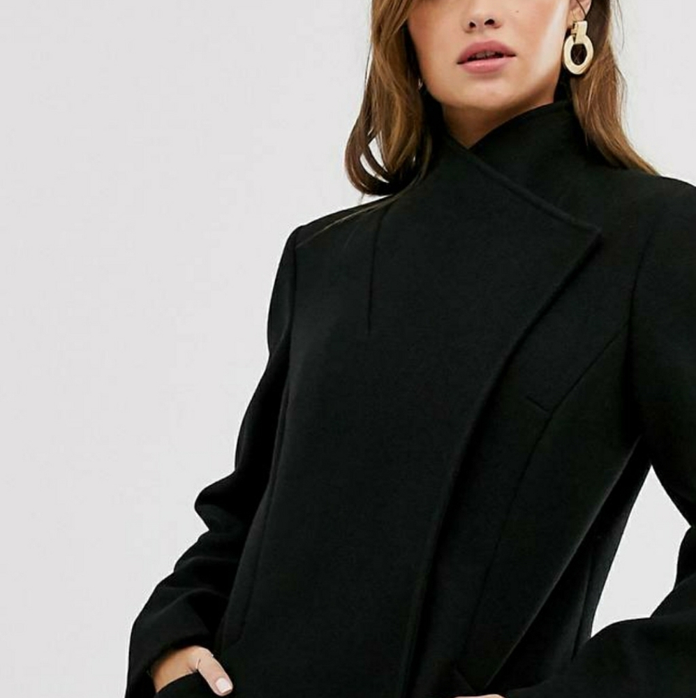 ASOS wrap coat size 4 (Tall) NWT